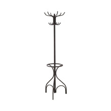Load image into Gallery viewer, Kiefer Coat Rack with 12 Hooks Black
