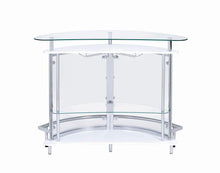 Load image into Gallery viewer, Amarillo 2-tier Bar Unit White and Chrome
