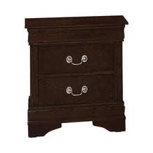 Load image into Gallery viewer, Louis Philippe 2-drawer Nightstand Cappuccino
