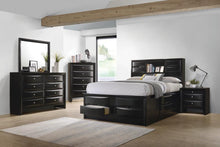 Load image into Gallery viewer, Briana Queen Platform Storage Bed Black
