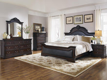 Load image into Gallery viewer, Cambridge Queen Panel Bed Cappuccino and Brown
