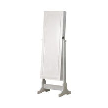 Load image into Gallery viewer, Zayas Storage Jewelry Cheval Mirror White
