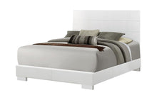 Load image into Gallery viewer, Felicity Eastern King, Queen, &amp; Cal.King Panel Bed Glossy White
