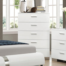 Load image into Gallery viewer, Felicity 5-drawer Chest Glossy White
