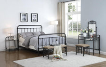Load image into Gallery viewer, Livingston California King Panel Metal Bed Dark Bronze
