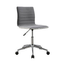 Load image into Gallery viewer, Chryses Adjustable Height Office Chair Grey and Chrome
