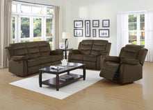 Load image into Gallery viewer, Rodman Upholstered Glider Recliner Chocolate
