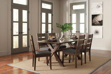 Load image into Gallery viewer, Alston X-shaped Dining Table Knotty Nutmeg
