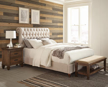 Load image into Gallery viewer, Devon Tufted Upholstered Eastern King Bed Beige
