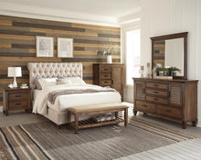 Load image into Gallery viewer, Devon Tufted Upholstered Queen Bed Beige
