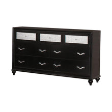 Load image into Gallery viewer, Barzini 7-drawer Rectangular Dresser Black
