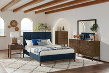 Load image into Gallery viewer, Charity Full Upholstered Bed Blue
