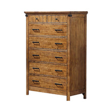 Load image into Gallery viewer, Brenner 7-drawer Chest Rustic Honey
