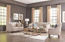 Load image into Gallery viewer, Avonlea Sloped Arm Upholstered Chair Grey
