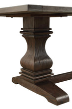 Load image into Gallery viewer, Parkins Double Pedestals Dining Table Rustic Espresso
