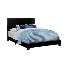 Load image into Gallery viewer, Dorian Upholstered Queen Bed Black

