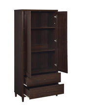 Load image into Gallery viewer, Wadeline 2-door Tall Accent Cabinet Rustic Tobacco
