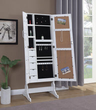 Load image into Gallery viewer, Doyle Jewelry Cheval Mirror with Picture Frames White
