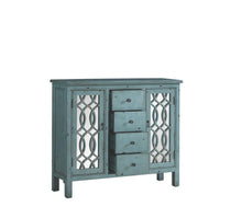 Load image into Gallery viewer, Rue 4-drawer Accent Cabinet Antique Blue
