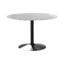 Load image into Gallery viewer, Bartole Round Dining Table White and Matte Black
