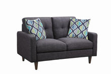 Load image into Gallery viewer, Watsonville Tufted Back Loveseat Grey
