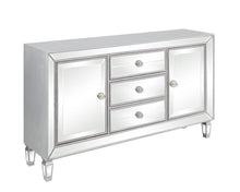 Load image into Gallery viewer, Leticia 3-drawer Accent Cabinet Silver
