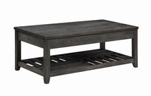 Load image into Gallery viewer, Cliffview Lift Top Coffee Table with Storage Cavities Grey
