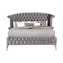 Load image into Gallery viewer, Deanna California King Tufted Upholstered Bed Grey
