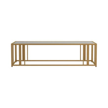 Load image into Gallery viewer, Adri Metal Frame Coffee Table Matte Brass
