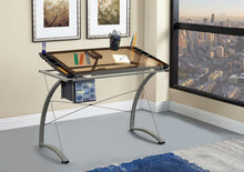 Load image into Gallery viewer, Melo 3-Drawer Drafting Desk Champagne
