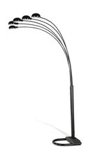 Load image into Gallery viewer, Kayd 5-light Floor Lamp Satin Black
