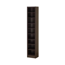 Load image into Gallery viewer, Eliam Rectangular Bookcase with 2 Fixed Shelves Cappuccino
