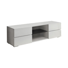 Load image into Gallery viewer, Galvin 4-drawer TV Console Glossy White
