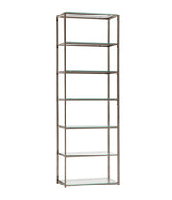 Load image into Gallery viewer, Kate 6-shelf Bookcase Black Nickel
