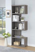 Load image into Gallery viewer, Joey 5-tier Bookcase Weathered Grey
