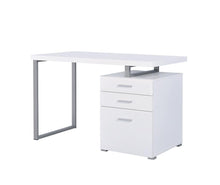 Load image into Gallery viewer, Brennan 3-drawer Office Desk White
