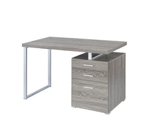 Load image into Gallery viewer, Brennan 3-drawer Office Desk Weathered Grey
