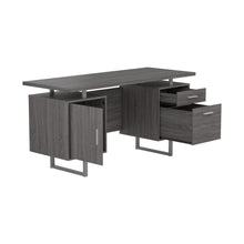 Load image into Gallery viewer, Lawtey Floating Top Office Desk Weathered Grey
