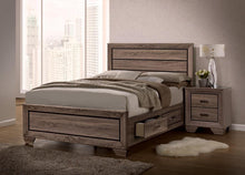 Load image into Gallery viewer, Kauffman California King, Eastren King &amp; Queen Storage Bed Washed Taupe
