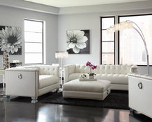 Load image into Gallery viewer, Chaviano Tufted Upholstered Loveseat Pearl White
