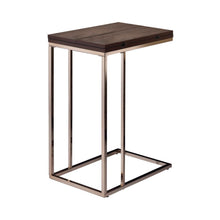 Load image into Gallery viewer, Pedro Expandable Top Accent Table Chestnut and Chrome
