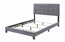 Load image into Gallery viewer, Mapes Tufted Upholstered Eastern King, Queen, Twin &amp; Full Bed Charcoal &amp; Grey
