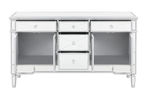 Duchess 5-drawer Accent Cabinet Silver