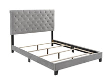 Load image into Gallery viewer, Warner Eastern King Upholstered Bed Grey

