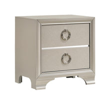 Load image into Gallery viewer, Salford 2-drawer Nightstand Metallic Sterling
