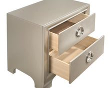 Load image into Gallery viewer, Salford 2-drawer Nightstand Metallic Sterling
