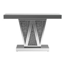 Load image into Gallery viewer, Crocus Rectangular Console Table Silver
