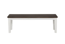 Load image into Gallery viewer, Kingman Rectangular Bench Espresso and White
