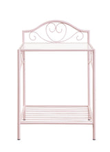 Load image into Gallery viewer, Massi 1-shelf Nightstand with Glass Top Powder Pink
