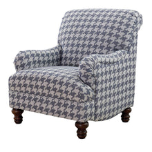 Load image into Gallery viewer, Glenn Recessed Arms Accent Chair Blue
